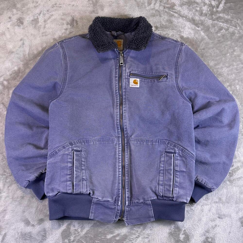 Carhartt 100815-488 Patriot Blue Sherpa Lined Jacket Women’s Small